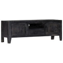 Tv-Schrank Schwarz Massivholz Mango