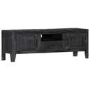 Tv-Schrank Schwarz Massivholz Mango