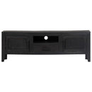 Tv-Schrank Schwarz Massivholz Mango