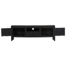 Tv-Schrank Schwarz Massivholz Mango