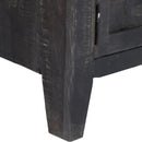 Tv-Schrank Schwarz Massivholz Mango