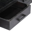 Tv-Schrank Schwarz Massivholz Mango