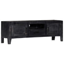 Tv-Schrank Schwarz Massivholz Mango