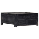 Tv-Schrank Schwarz Massivholz Mango