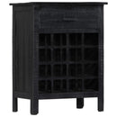 Tv-Schrank Schwarz Massivholz Mango