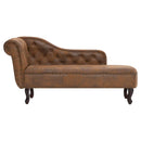 Chaiselongue Wildleder-Optik