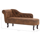 Chaiselongue Wildleder-Optik