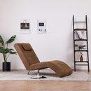 Chaiselongue Mit Kissen Wildleder-Optik