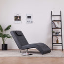 Chaiselongue Mit Kissen Wildleder-Optik