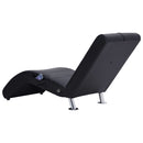 Massage-Chaiselongue Mit Kissen Kunstleder