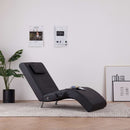 Massage-Chaiselongue Mit Kissen Kunstleder