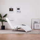 Massage-Chaiselongue Mit Kissen Kunstleder