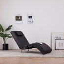 Massage-Chaiselongue Mit Kissen Kunstleder