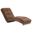 Chaiselongue Wildleder-Optik