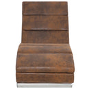 Chaiselongue Wildleder-Optik