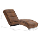 Chaiselongue Wildleder-Optik