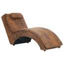 Massage Chaiselongue Mit Kissen Wildleder-Optik