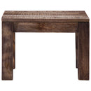 Couchtisch 50×50×35 Cm Massivholz Mango