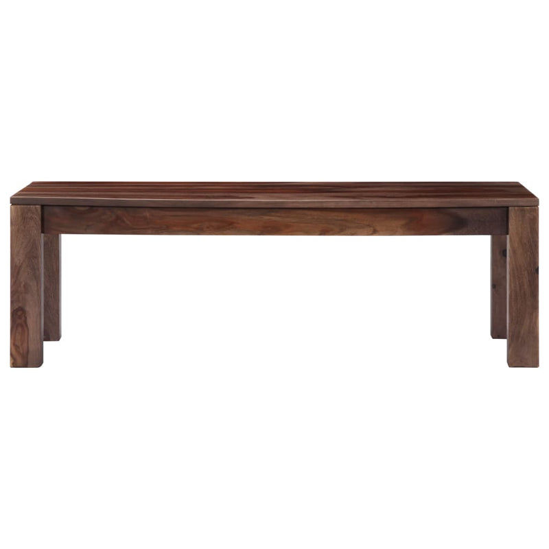 Couchtisch Grau 110x50x35 cm Massivholz