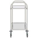 2-Stufiger Servierwagen 96,5 X 55 X 90 Cm Edelstahl