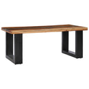 Couchtisch 100×50×40 Cm Teak-Massivholz Und