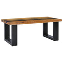 Couchtisch 100×50×40 Cm Teak-Massivholz Und