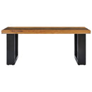 Couchtisch 100×50×40 Cm Teak-Massivholz Und
