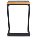 Couchtisch 30 X 30 X 50 Cm Massivholz Teak Und Polyresin