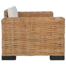 Sessel Mit Kissen Natürliches Rattan