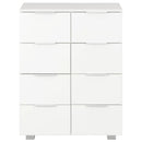 Sideboard Hochglanz- 60X35X80 Cm Holzwerkstoff