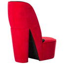 Stuhl In Stöckelschuh-Form Samt