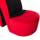 Stuhl In Stöckelschuh-Form Samt