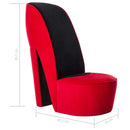 Stuhl In Stöckelschuh-Form Samt