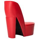 Stuhl In Stöckelschuh-Form Kunstleder