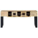 Couchtisch Kassettenstil 100×52×45 Cm Massivholz Mango
