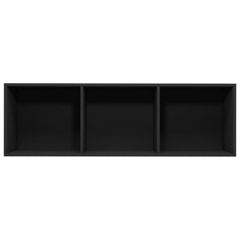 Bücherregal/TV-Schrank Schwarz 36x30x114 cm Holzwerkstoff