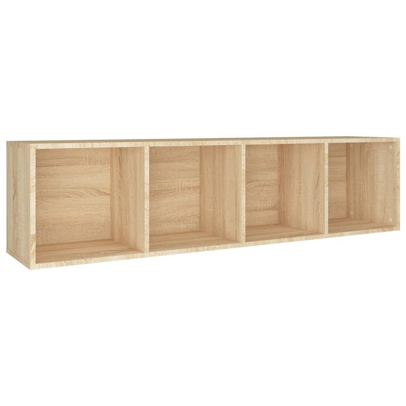 Bücherregal/TV-Schrank Sonoma-Eiche 36x30x143 cm Holzwerkstoff