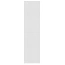 Kleiderschrank 100×50×200 Cm Holzwerkstoff Weiß
