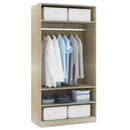 Kleiderschrank Sonoma-Eiche Holzwerkstoff Sonoma Eiche