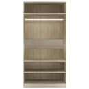 Kleiderschrank Sonoma-Eiche Holzwerkstoff Sonoma Eiche