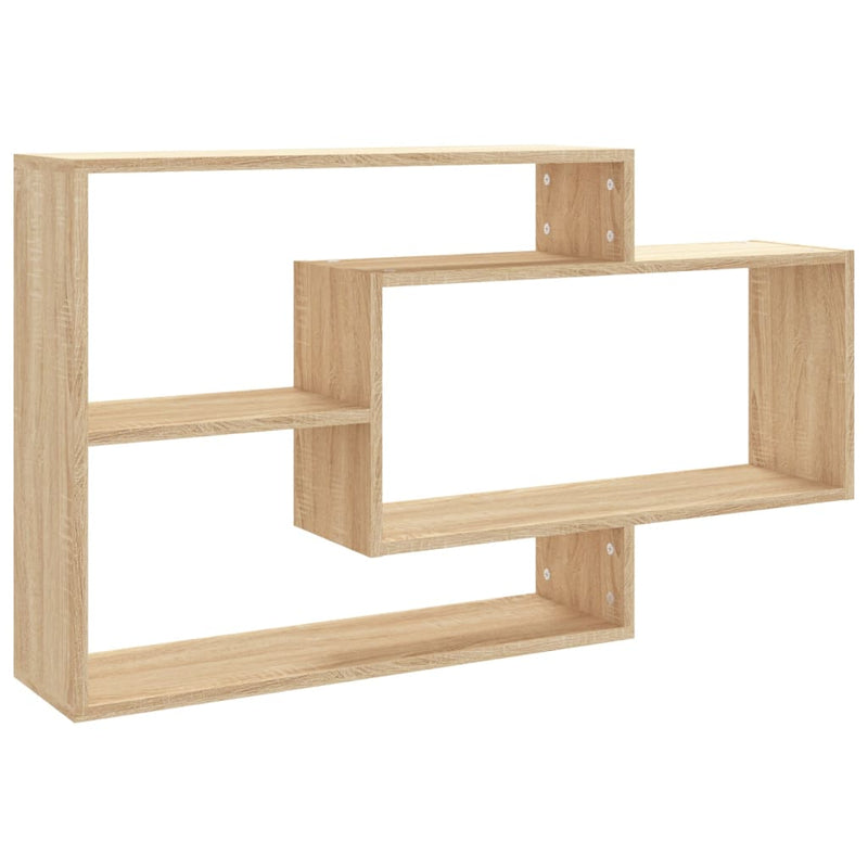 Wandregale Sonoma-Eiche 104x20x58,5 cm Holzwerkstoff