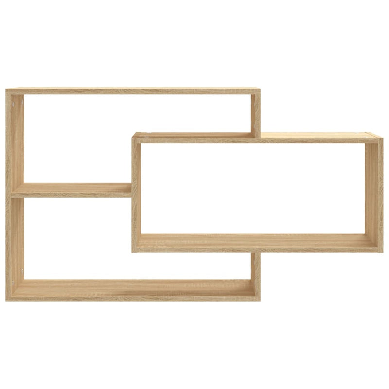 Wandregale Sonoma-Eiche 104x20x58,5 cm Holzwerkstoff