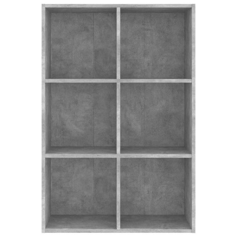 Bücherregal/Sideboard Betongrau 66x30x98 cm Holzwerkstoff