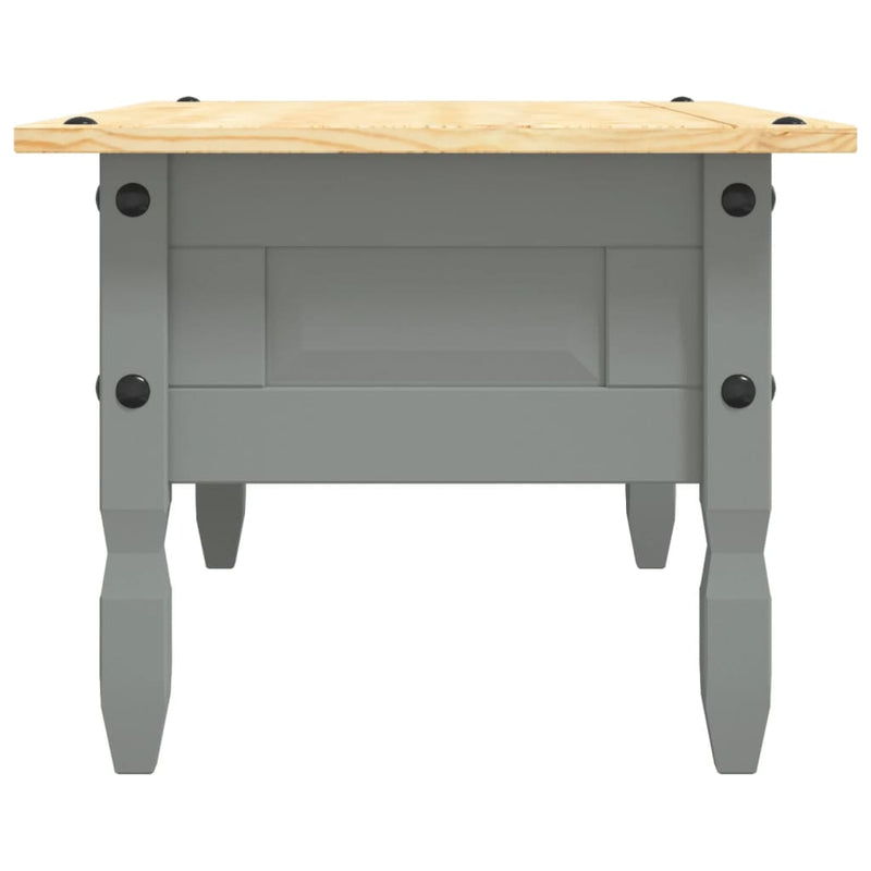 Couchtisch Mexiko-Stil Kiefernholz Grau 100x55x45 cm