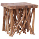 Couchtisch Aus Rundholz 40X40X40 Cm Massivholz