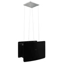 Hängende Inselhaube Touch-Sensor Lcd Gehärtetes Glas