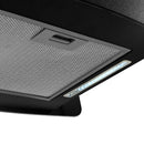 Hängende Inselhaube Touch-Sensor Lcd Gehärtetes Glas