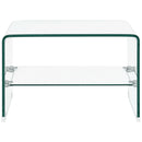 Couchtisch Transparent 50×45×33 Cm Hartglas
