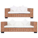 -Sofa Natürliches Rattan