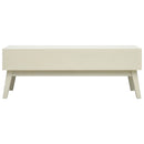 Couchtisch Mit 2 Schubladen Schnitzerei Grau 110X50X40 Cm Holz